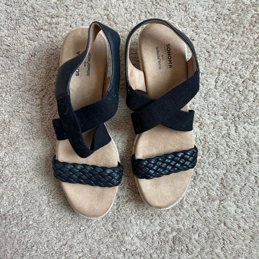 Sonoma-goods-for-life Women's Black Sandals